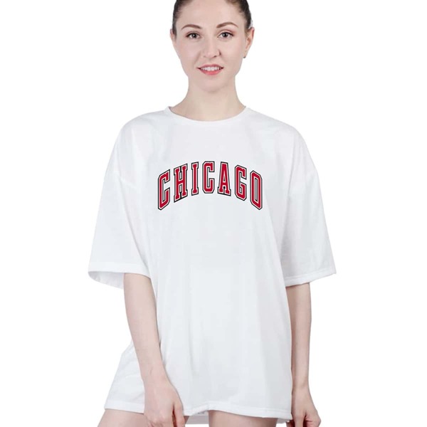

Letter Graphic Drop Shoulder Tee, White
