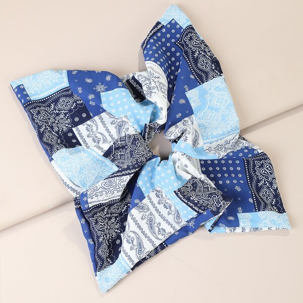 

Paisley Print Scrunchie, Multicolor