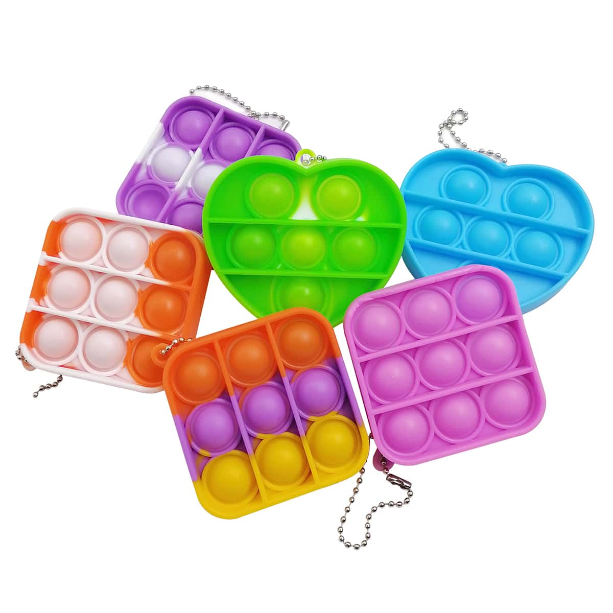 

1pc Random Push Bubble Decompression Toy, Multicolor