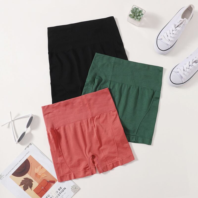 

3pack Seamless Biker Shorts, Multicolor