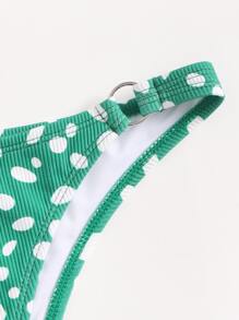 達爾馬提亞連環比基尼套裝 - 綠色 - 查看 5