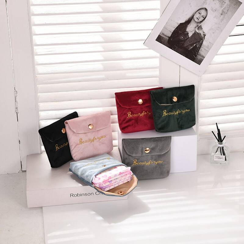 

1pc Random Sanitary Napkin Storage Bag, Multicolor
