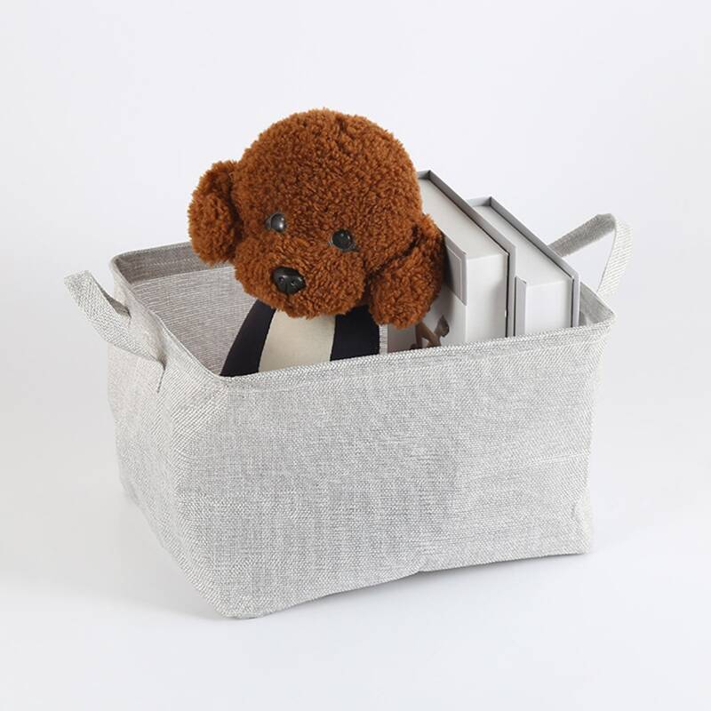 

1pc Random Solid Storage Basket, Light grey