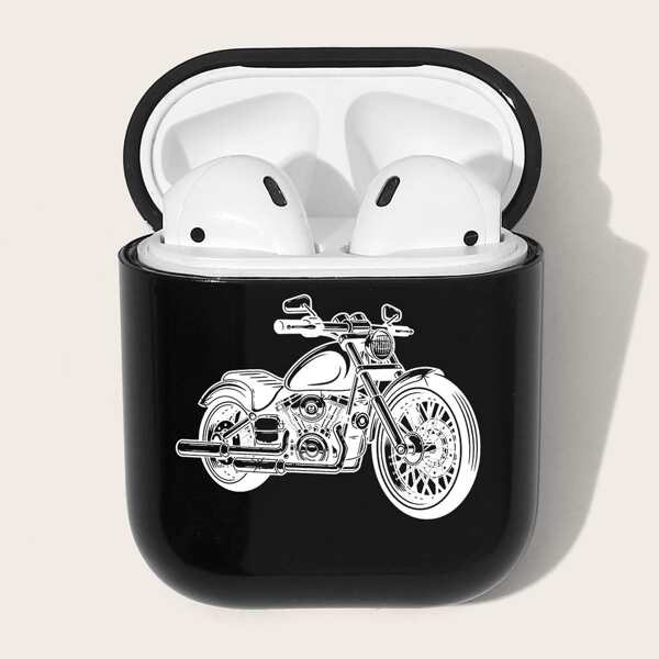 

Мотоциклетный чехол для Airpods, Чёрный