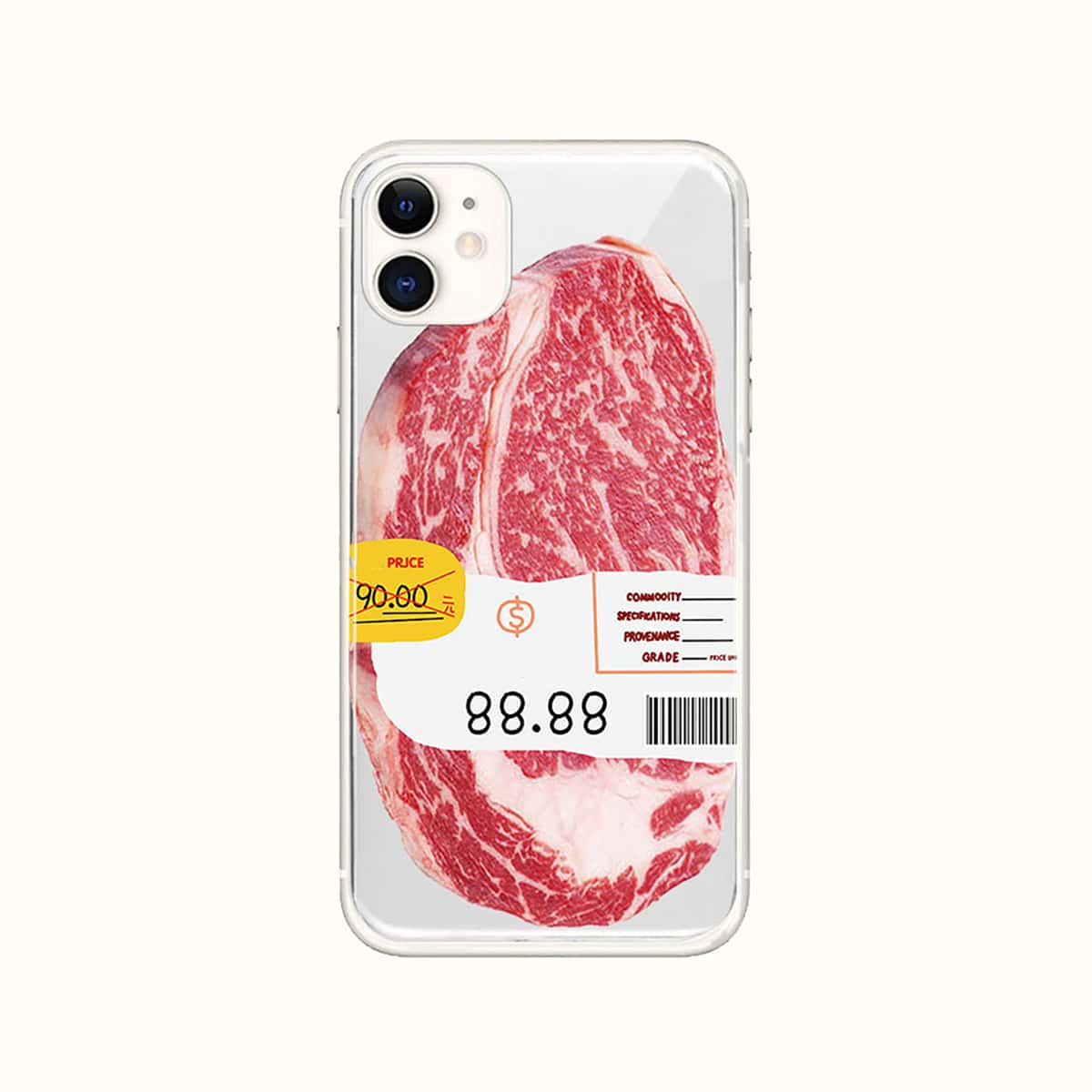 

Beef Print Phone Case, Multicolor