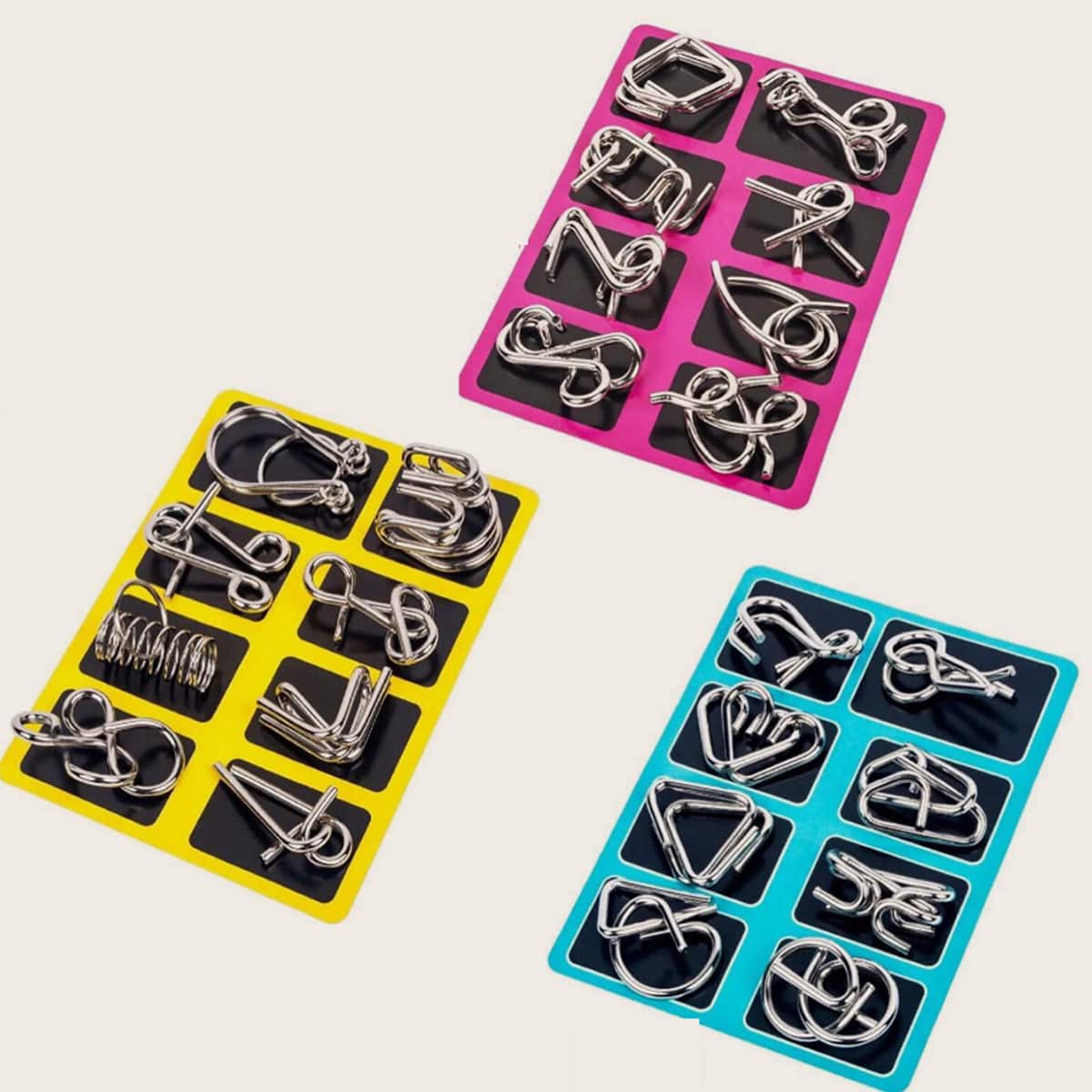 

1set Random Stress Relief Chain Toy, Multicolor