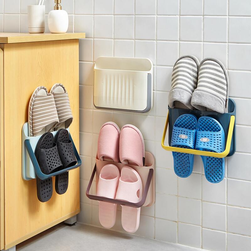 

1pc Random Wall Mounted Shoes Rack, Multicolor