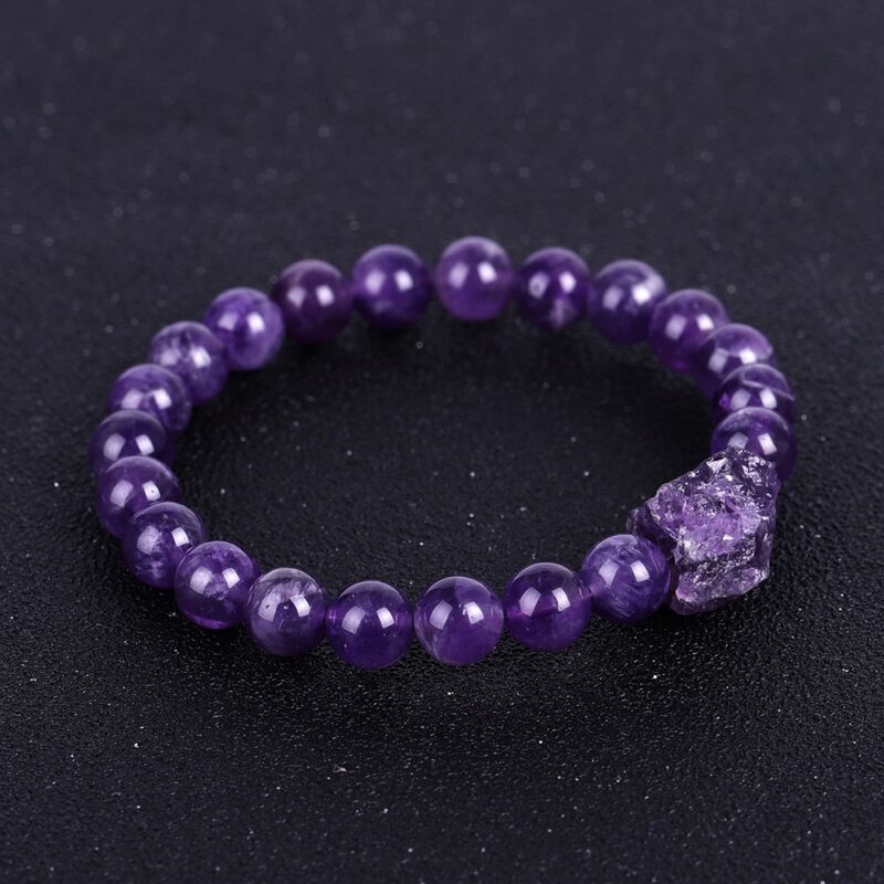 

Crystal Beaded Bracelet, Purple