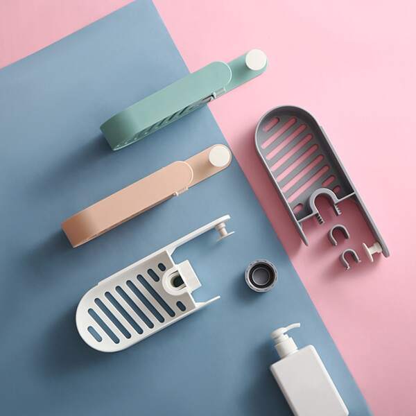 

1pc Random Color Faucet Drain Rack, Multicolor