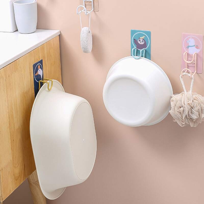 

1pc Random Cartoon Washbasin Hook, Multicolor