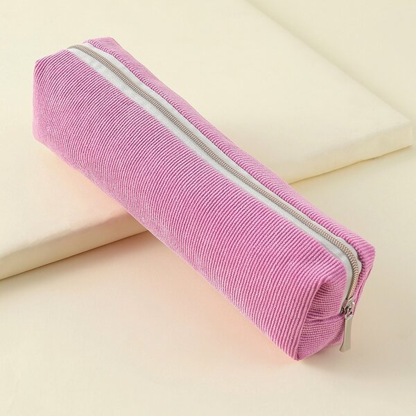 

Solid Color Pencil Case, Hot pink