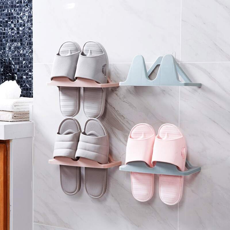 

1pc Random Wall Mounted Shoes Rack, Multicolor