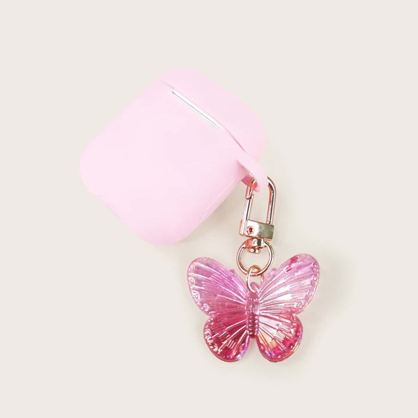 

Чехол с бабочкой для Airpods, Розовые