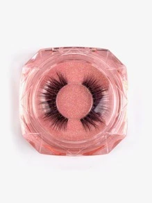 Homaylash 1對組3D人造貂睫毛 - 黑色 - 查看 1