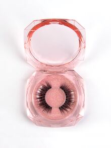 Homaylash 1對組3D人造貂睫毛 - 黑色 - 查看 2