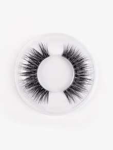 Homaylash 1對組3D人造貂睫毛 - 黑色 - 查看 4