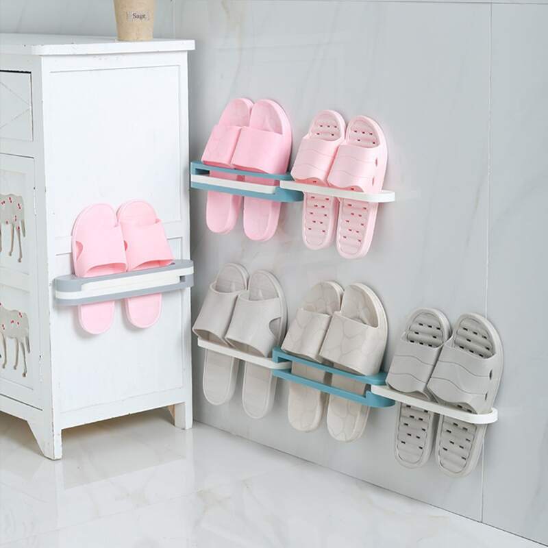 

1pc Random Wall Mounted Shoes Rack, Multicolor
