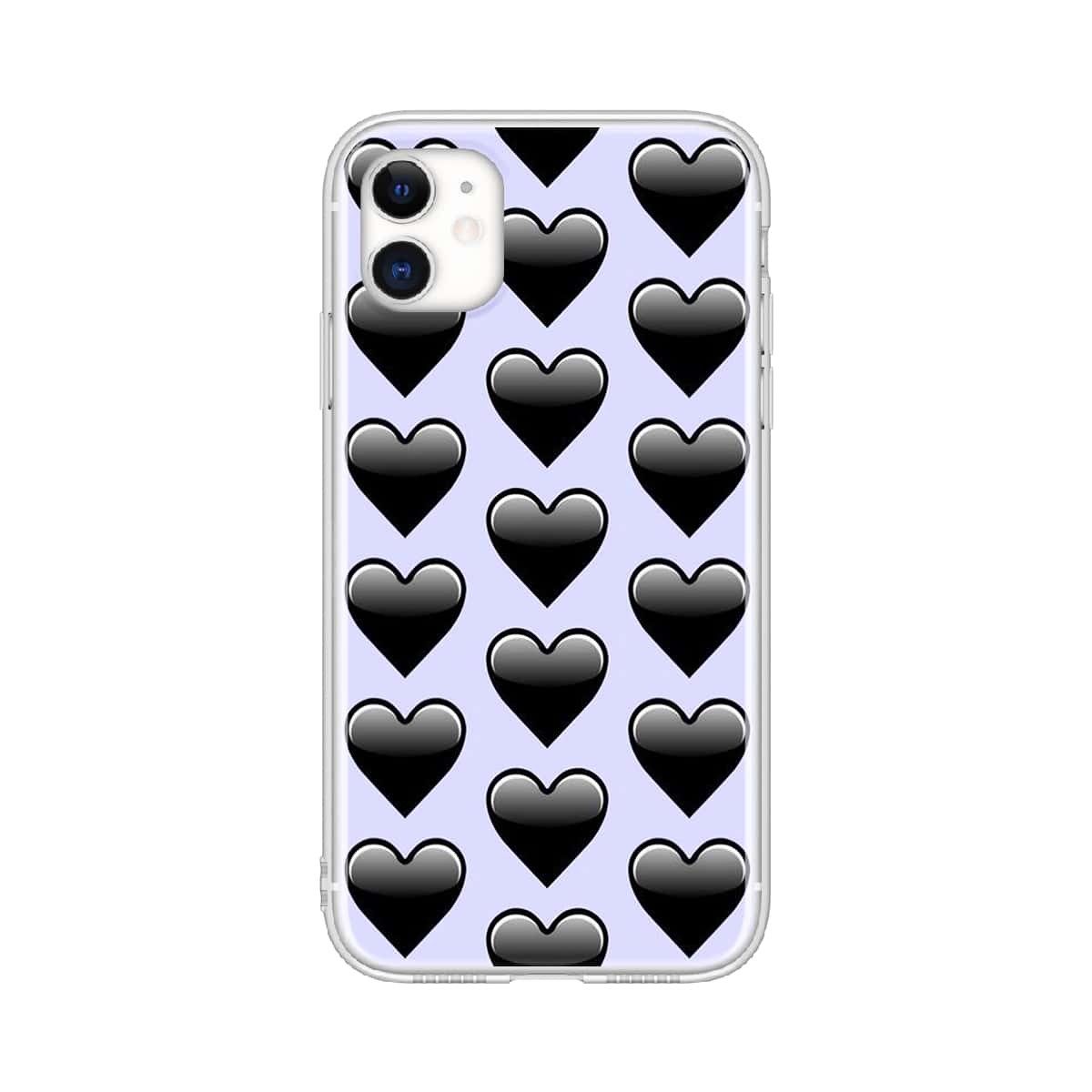 

Heart Print Phone Case, Multicolor