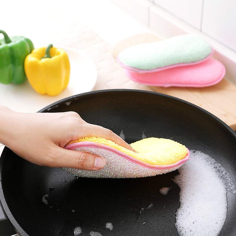 

1pc Random Cleaning Sponge, Multicolor