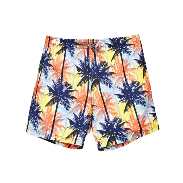 

Men Allover Tropical Plants Print Swim Shorts, Multicolor