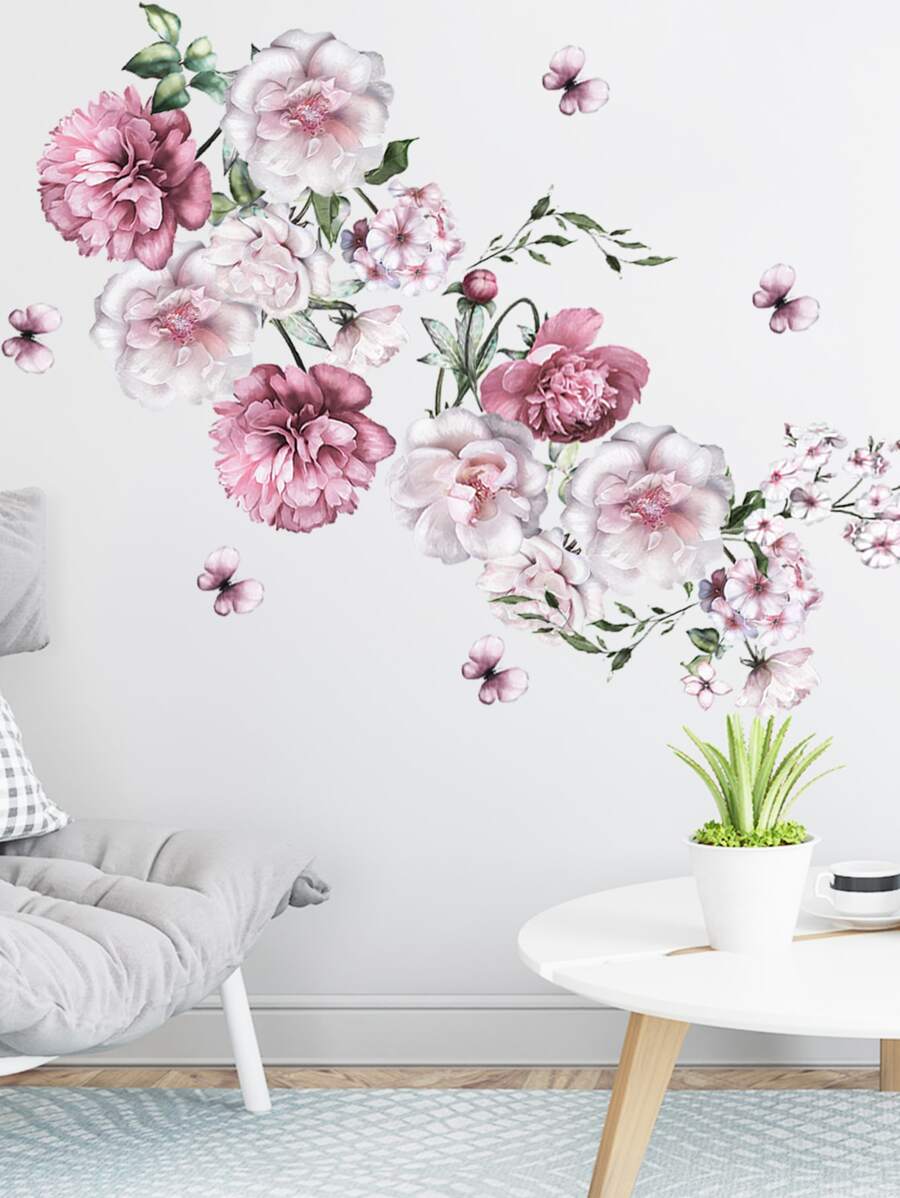 印花墻面貼紙 - 彩色 - 查看 1