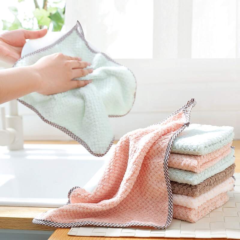 

2pcs Random Cleaning Rag, Multicolor