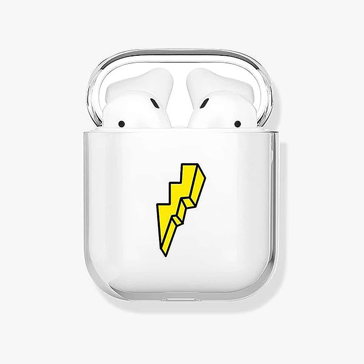 

Lightning Earphone Case For Airpods, Clear