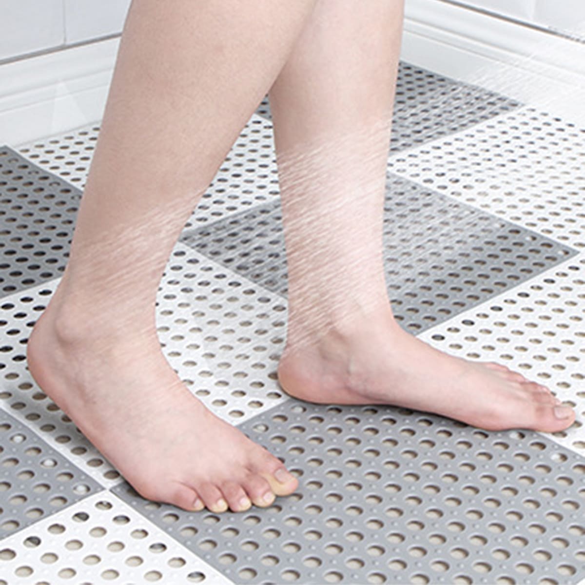 

1pc Bathroom Anti-slip Mat, Multicolor