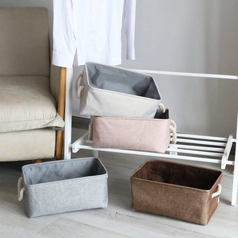 

1pc Random Solid Storage Basket, Multicolor