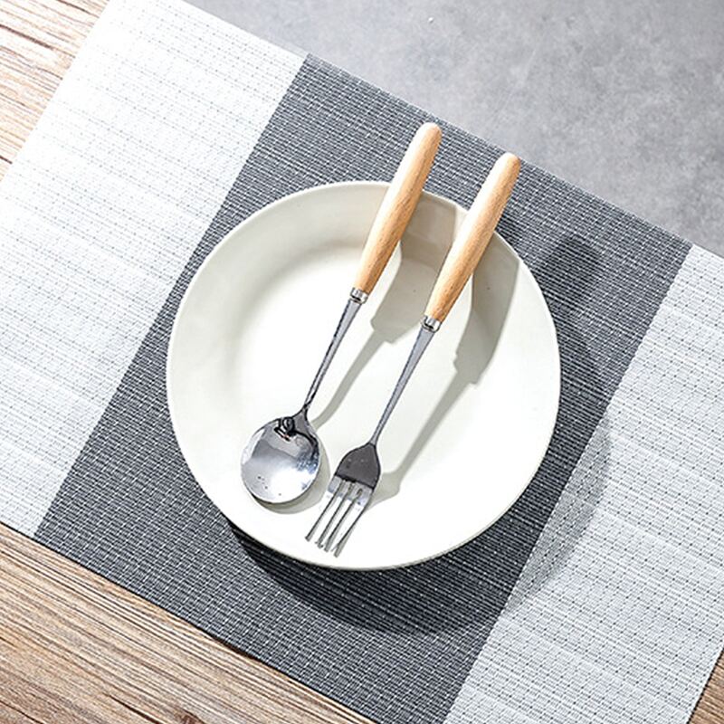 

1pc Random Colorblock Placemat, Multicolor
