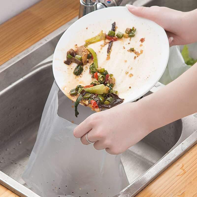 

30pcs Kitchen Drain Bag, White