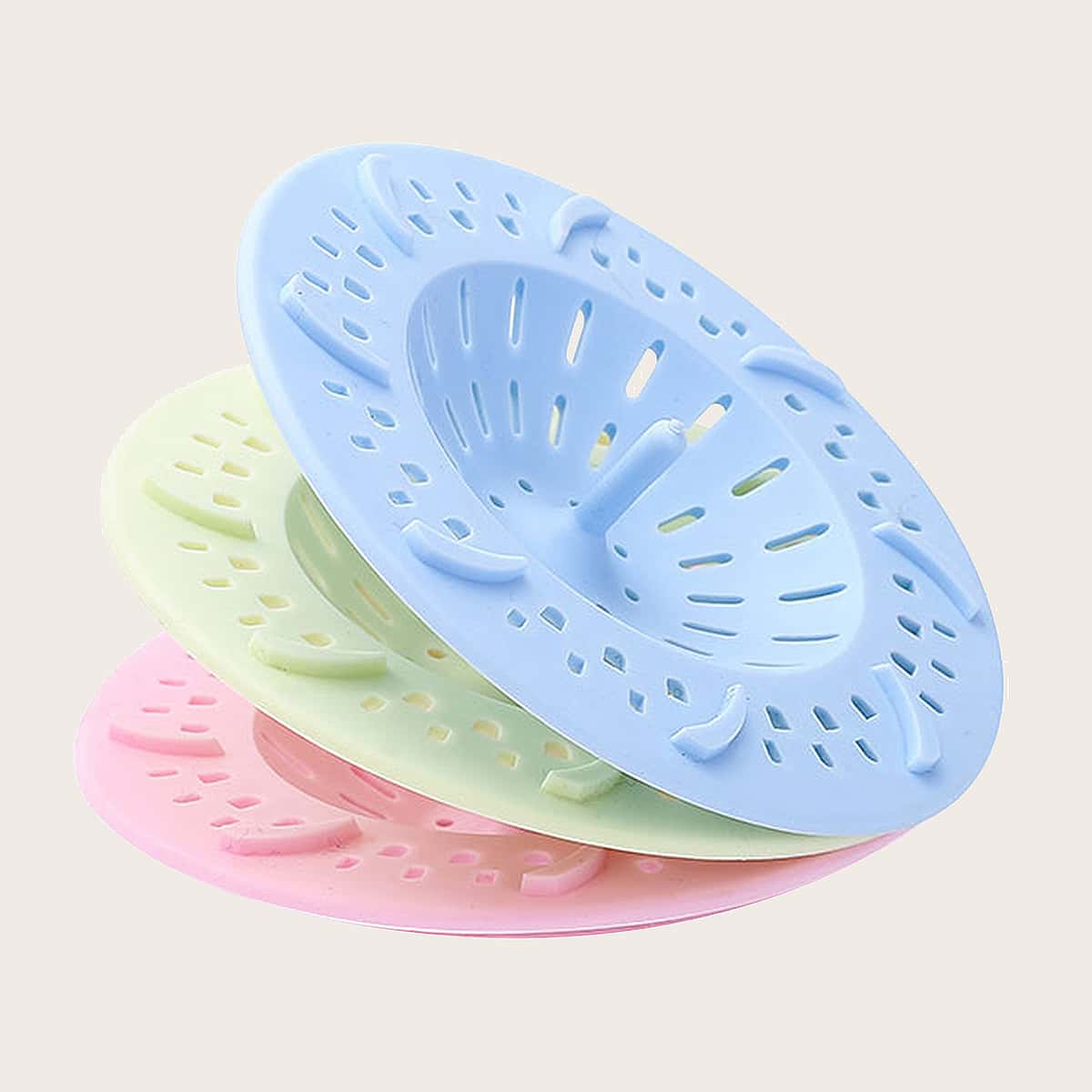 

1pc Random Round Floor Drain Filter, Multicolor