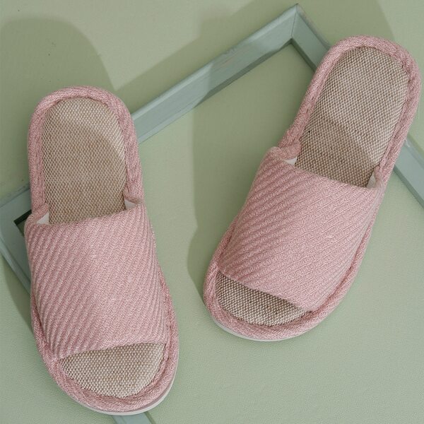 

Open Toe Bedroom Slippers, Pink