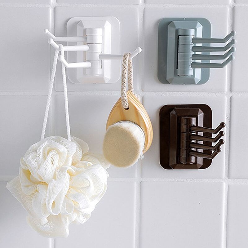 

1pc Random Rotatable Wall Hook, Multicolor