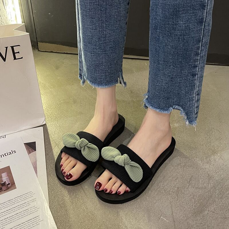 

Bow Knot Slides, Mint green