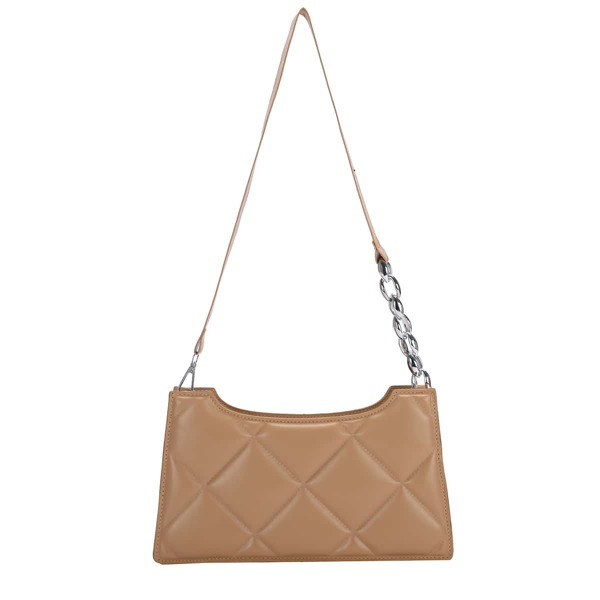 

Quilted Shoulder Bag, Khaki