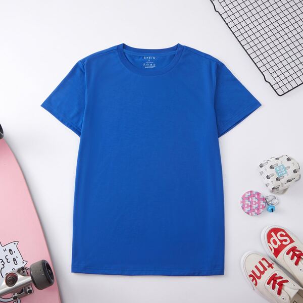 

Short Sleeve Solid Tee, Royal blue