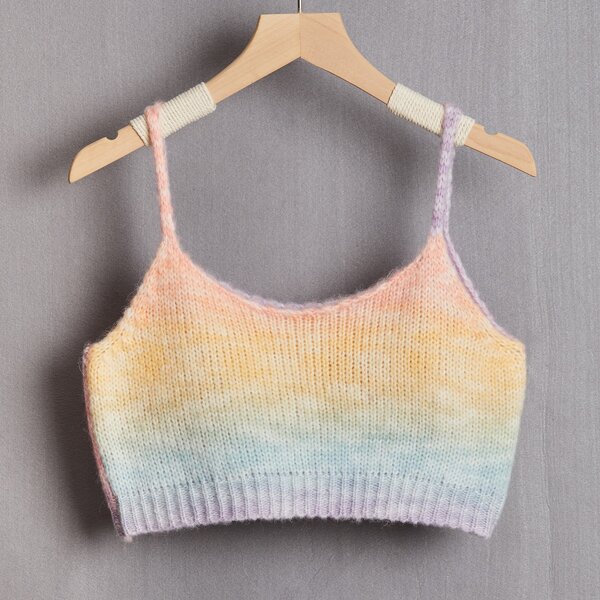

Ombre Cami Knit Top, Multicolor