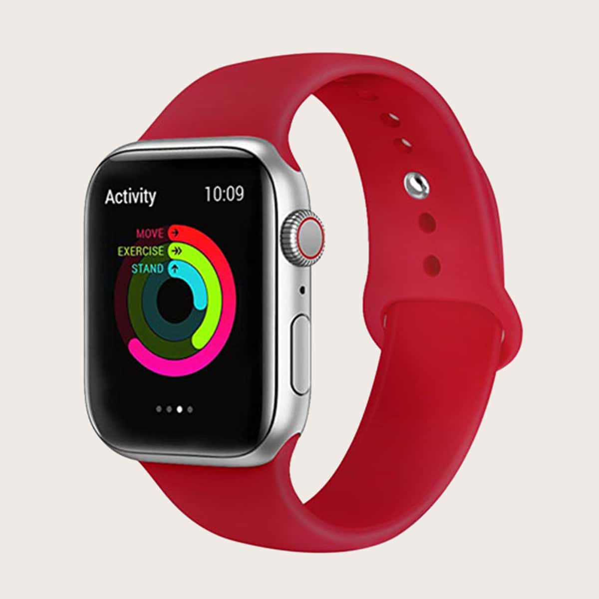 

Solid Watch Band, Rose red
