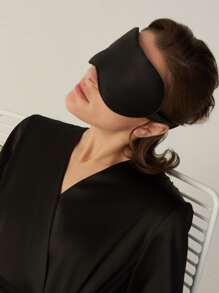 MOTF PREMIUM SILK BELTED GRADE 6A 22MM NIGHT ROBE - Black - View 12