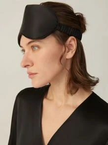 MOTF PREMIUM SILK BELTED GRADE 6A 22MM NIGHT ROBE - Black - View 13