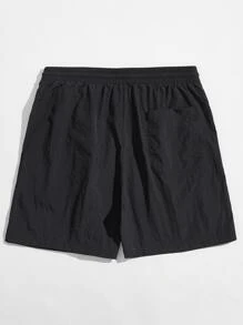 Manfinity VCAY Men Drawstring Waist Solid Shorts