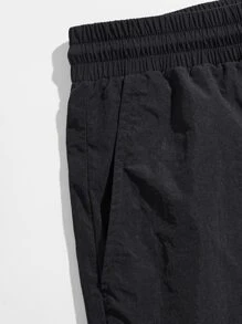 Manfinity VCAY Men Drawstring Waist Solid Shorts