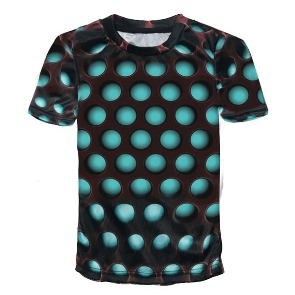 

Boys 3D Paint Print Tee, Multicolor