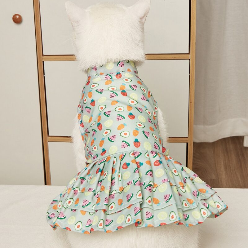 

Fruit Print Pet Dress, Multicolor