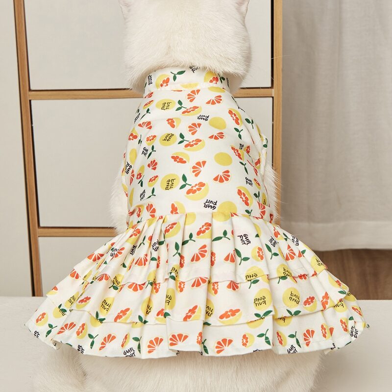 

Fruit Print Pet Dress, Multicolor