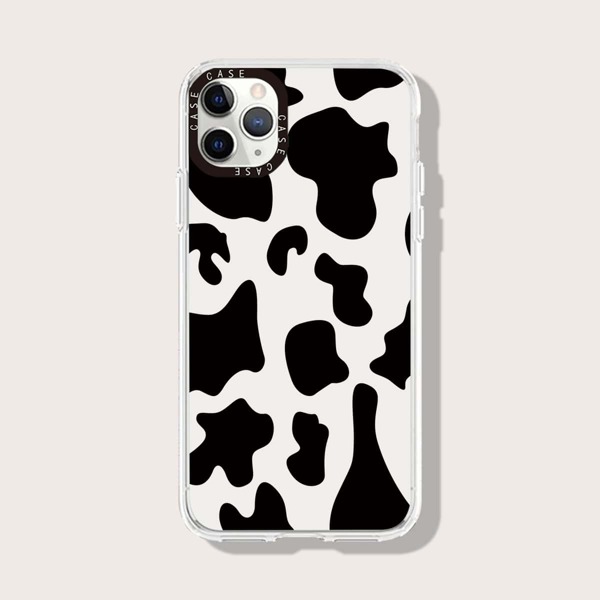 

Cow Pattern Phone Case, Clear
