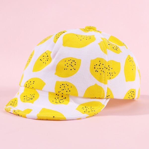 

Baby Fruit Print Baseball Cap, Yellow