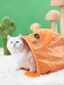 PETSIN Túi ngủ cho thú cưng hình mèo - trái cam - Xem 1