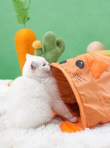 PETSIN Túi ngủ cho thú cưng hình mèo - trái cam - Xem 5